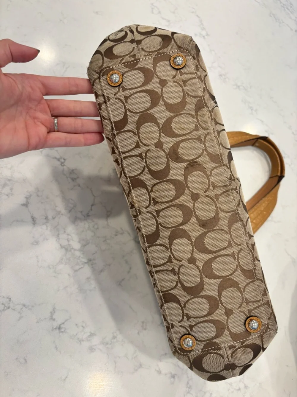 Coach SOHO Signature Jacquard Satchel - Picture 13 of 13